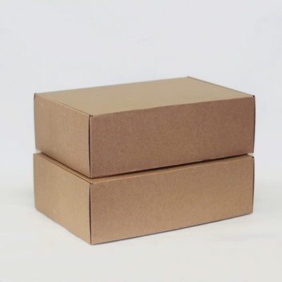 Коробка самосборная гофро (44х32х15 см) цвет бурый (1)