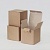 Коробка самосборная гофро (11х11х11 см) цвет бурый (2)