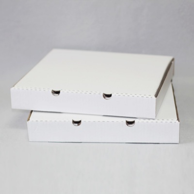 Коробка самосборная гофро (31х31х4.5 см) цвет белый