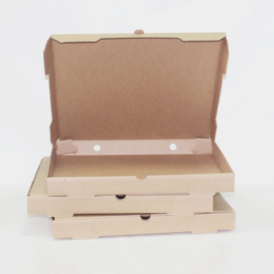 Коробка самосборная гофро (40х40х4 см) цвет бурый